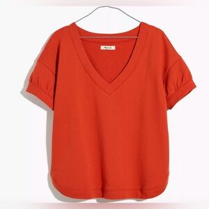 Madewell Women's (Re)sourced French Terry Sweatshirt Tee